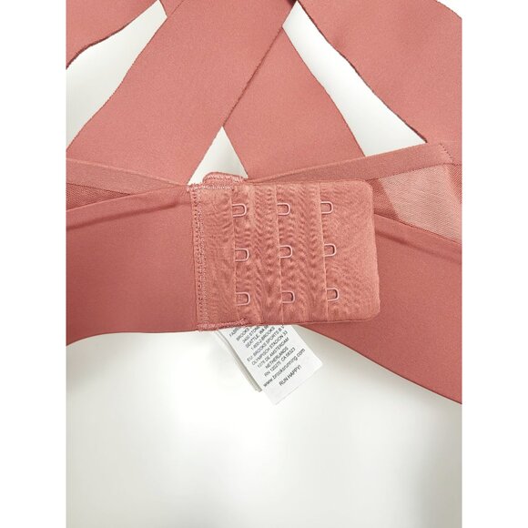 Brooks terracotta Interlace run / sports bra. Size 36C/D - Picture 3 of 4